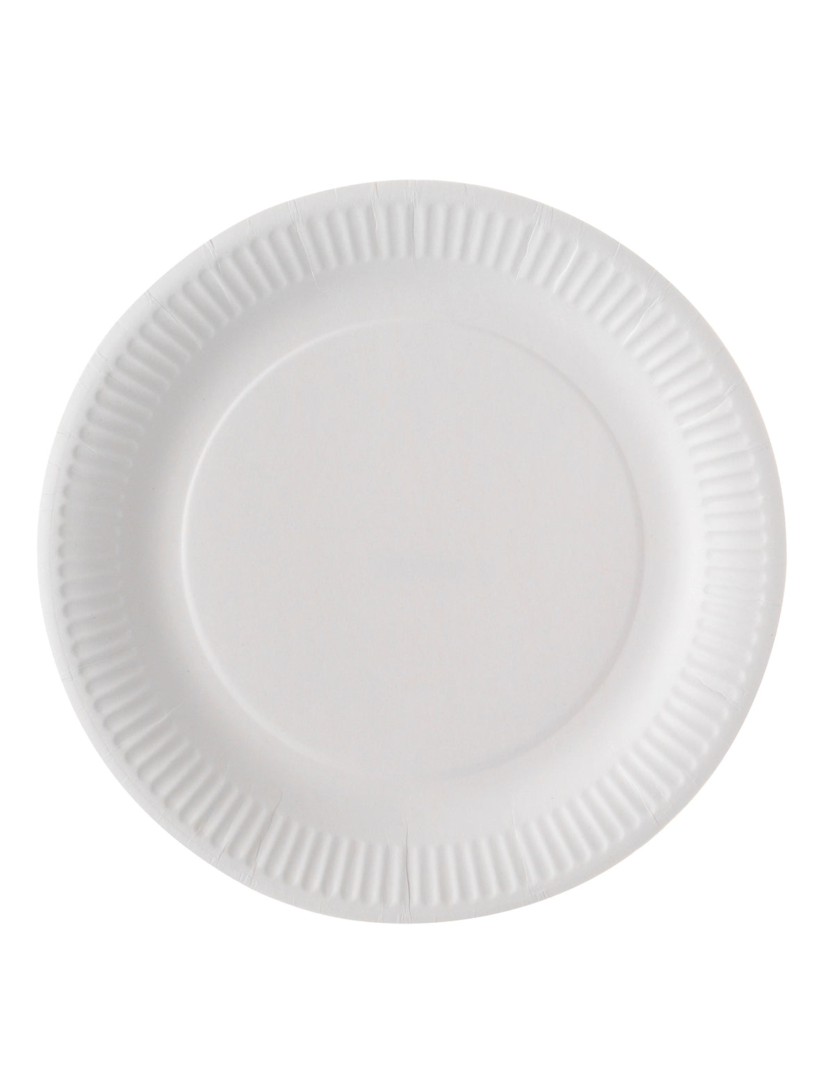 100 assiettes en carton blanc 23 cm sans plastique
