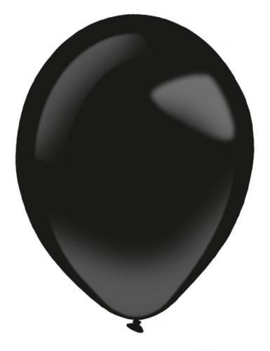100 Ballons noirs 27 cm