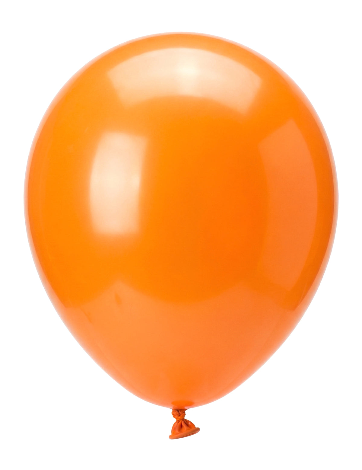 12 Ballons métallisés oranges 28 cm