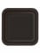 14 Grandes assiettes en carton noires 22 cm