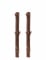 2 Bougies branches d'arbre marron 25 cm