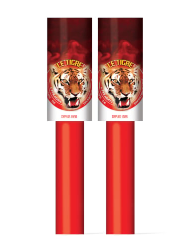 2 Fumigènes à main rouges 45 secondes