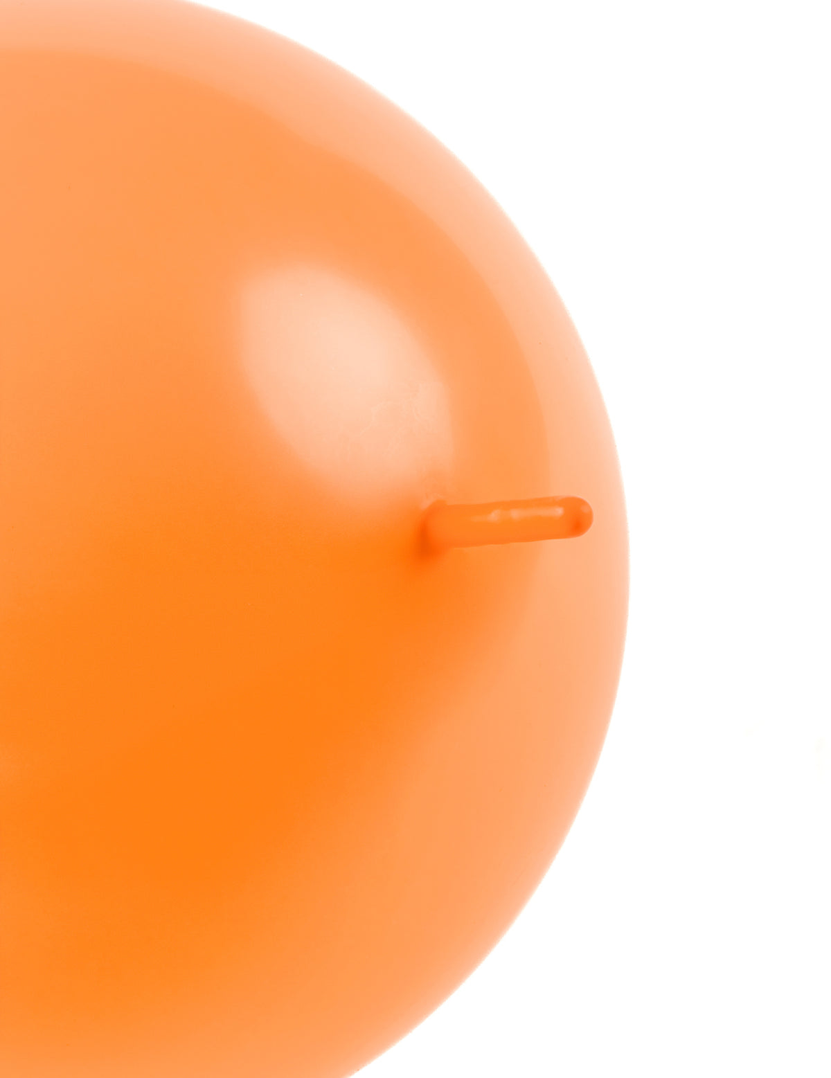 20 Ballons orange à relier 28 cm