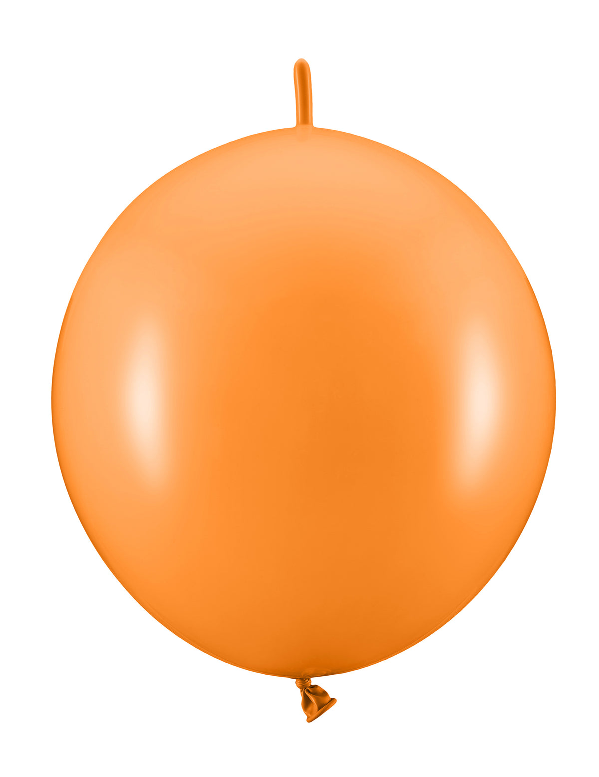 20 Ballons orange à relier 28 cm