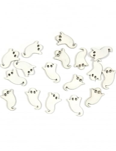 20 Confettis de table fantôme Halloween 10 g
