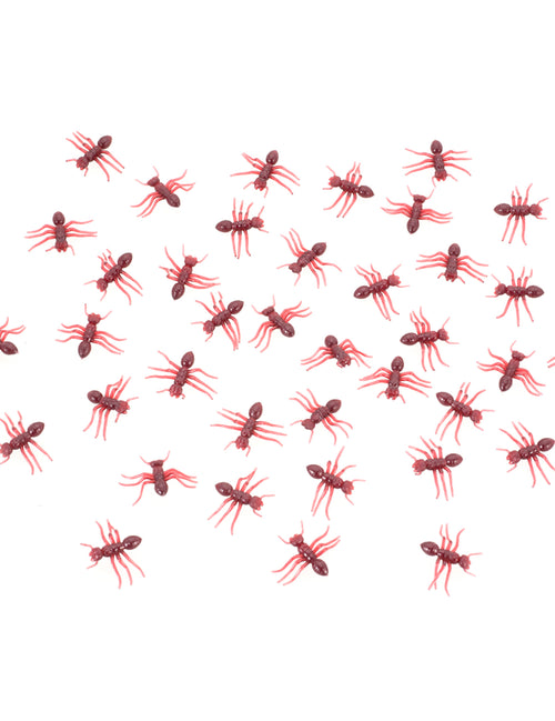 20 fourmis rouges 3 cm