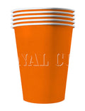 20 Gobelets américains carton recyclable orange 53cl
