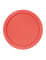 20 Petites assiettes en carton rouge clair 17.1 cm