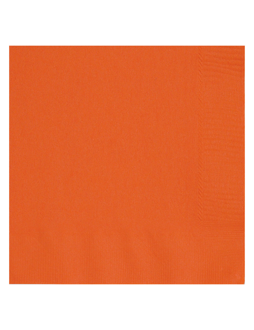 20 Serviettes en papier oranges 33 x 33 cm