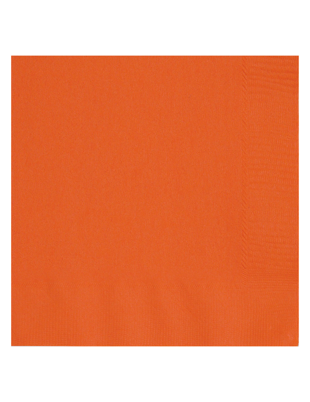 20 Serviettes en papier oranges 33 x 33 cm