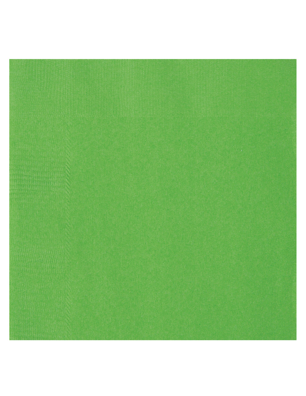 20 Serviettes en papier vert citron 33 x 33 cm