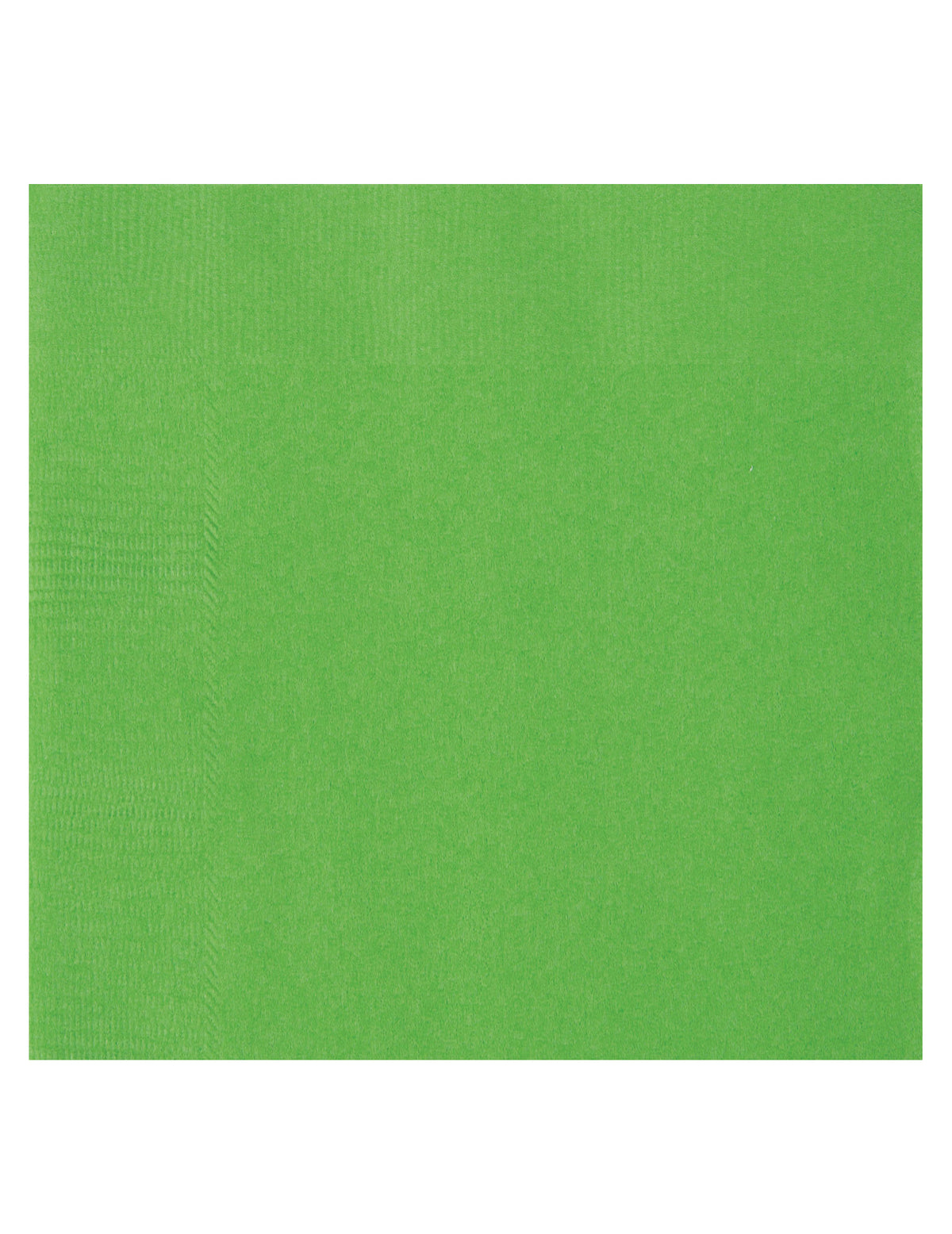20 Serviettes en papier vert citron 33 x 33 cm
