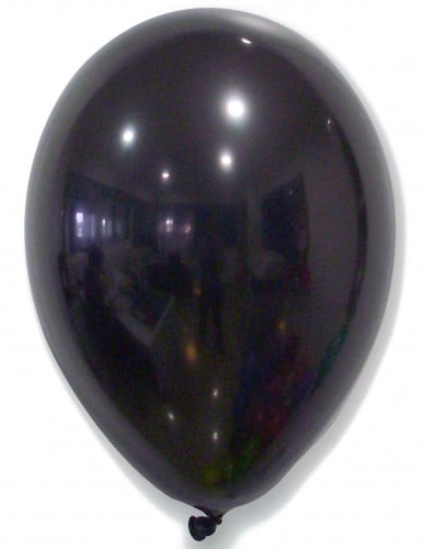 50 Ballons noirs 30 cm