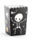 6 boîtes à popcorn halloween boo ! en carton 7 x 7 x 12,5 cm