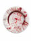 6 Assiettes en carton Halloween ensanglanté 23 cm