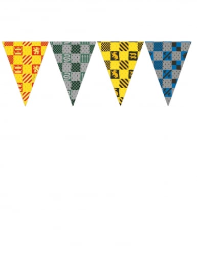 Guirlande fanions en papier Poudlard Harry Potter™ 2 m