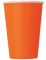 8 Gobelets en carton orange 210 ml