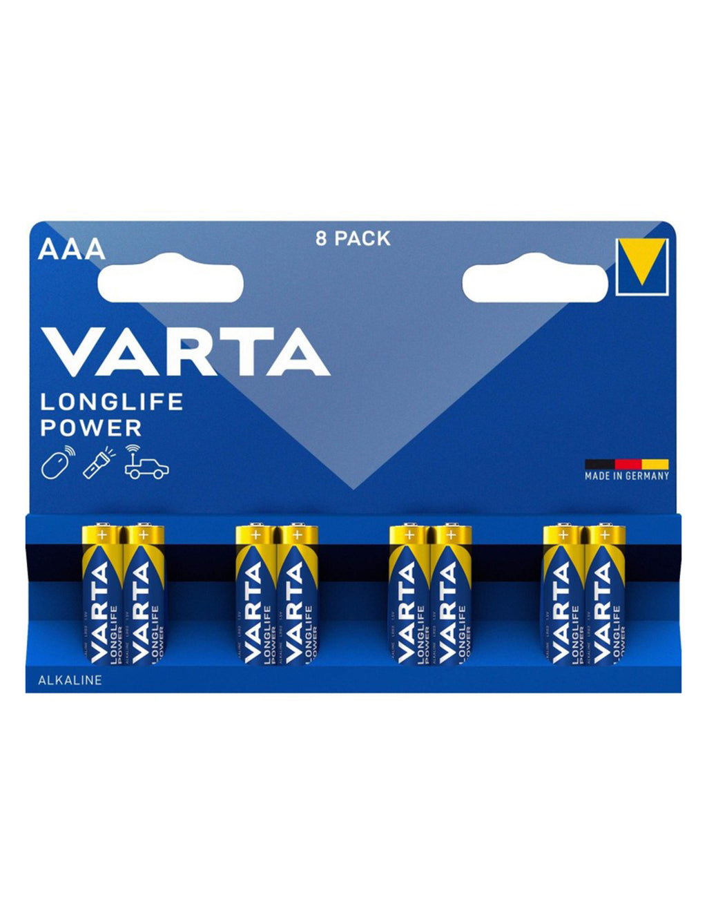 8 Piles LONGLIFE POWER LR03/AAA