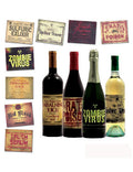 8 Stickers pour bouteille Halloween