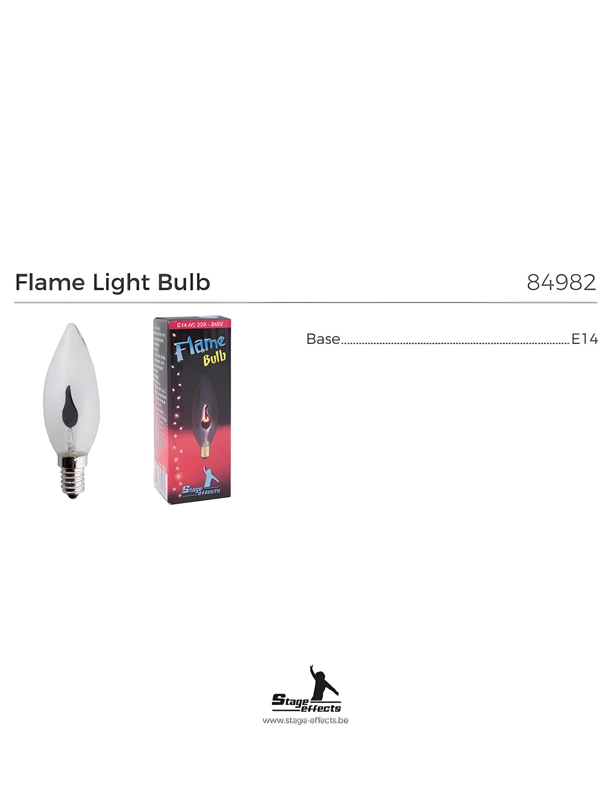 Ampoule Effet Flamme E14