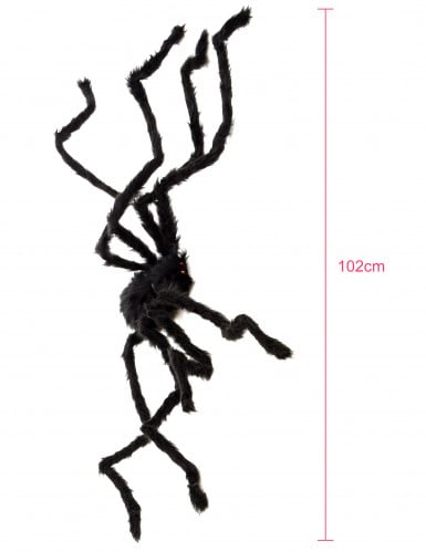 Araignée velue Halloween 150 cm
