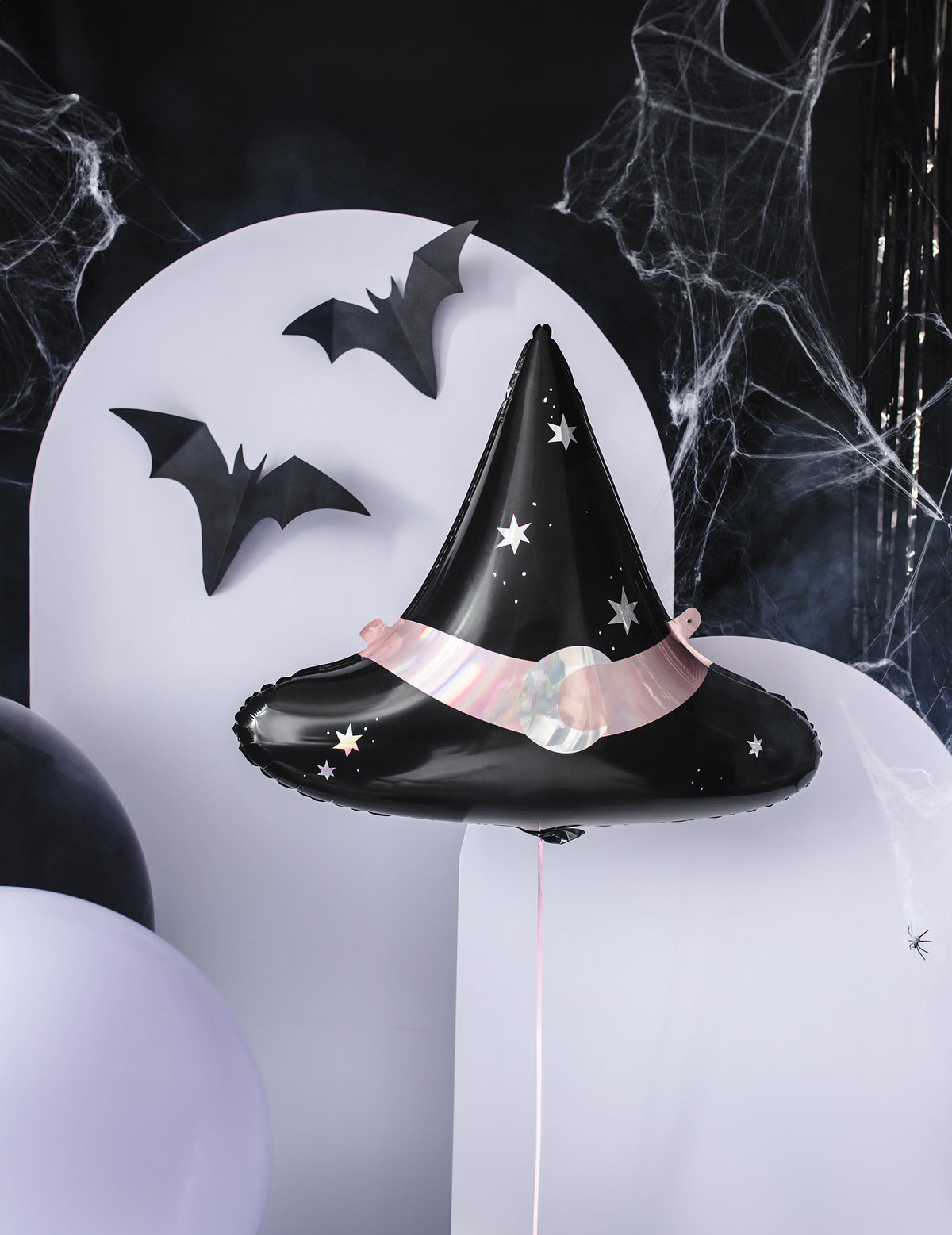 Ballon aluminium chapeau de sorcière 66 x 57 cm
