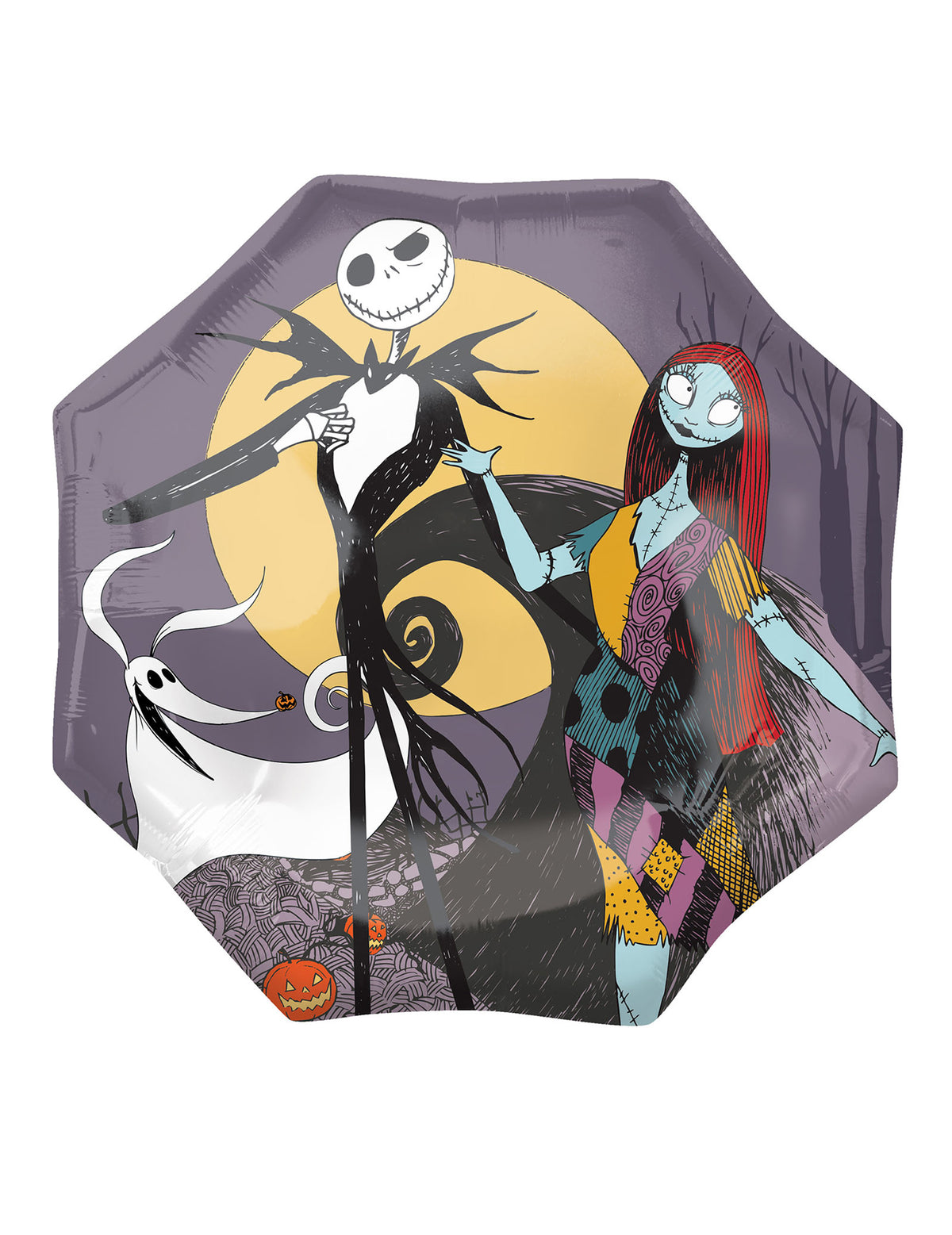 Ballon aluminium Jack et Sally de L'étrange Noël de Mr Jack 43 cm