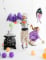 Ballon en aluminium géant chaudron 64 x 109 cm hocus pocus iridescent