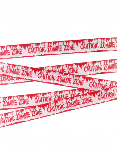 Bande zone zombie Halloween 7m