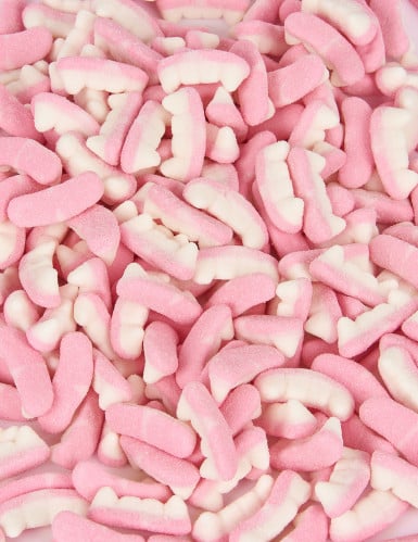 Boîte bonbons dents vampire Haribo™ 1 kg Halloween