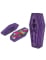 Boite cercueil violette 19 cm
