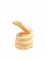 Bougeoir serpent doré 7,5 cm