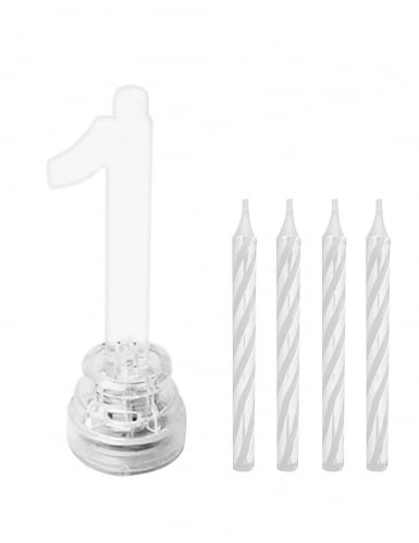 Bougies lumineuses LED chiffre 1
