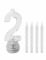 Bougies lumineuses LED chiffre 2