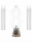 Bougies lumineuses LED chiffre 8