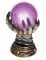 Boule de cristal lumineuse avec mains de voyante 23 cm