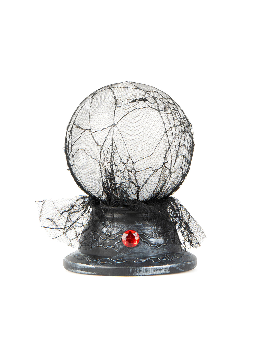Le cabinet de la sorcière — boule de cristal lumineuse et sonore, 19 × 13 cm