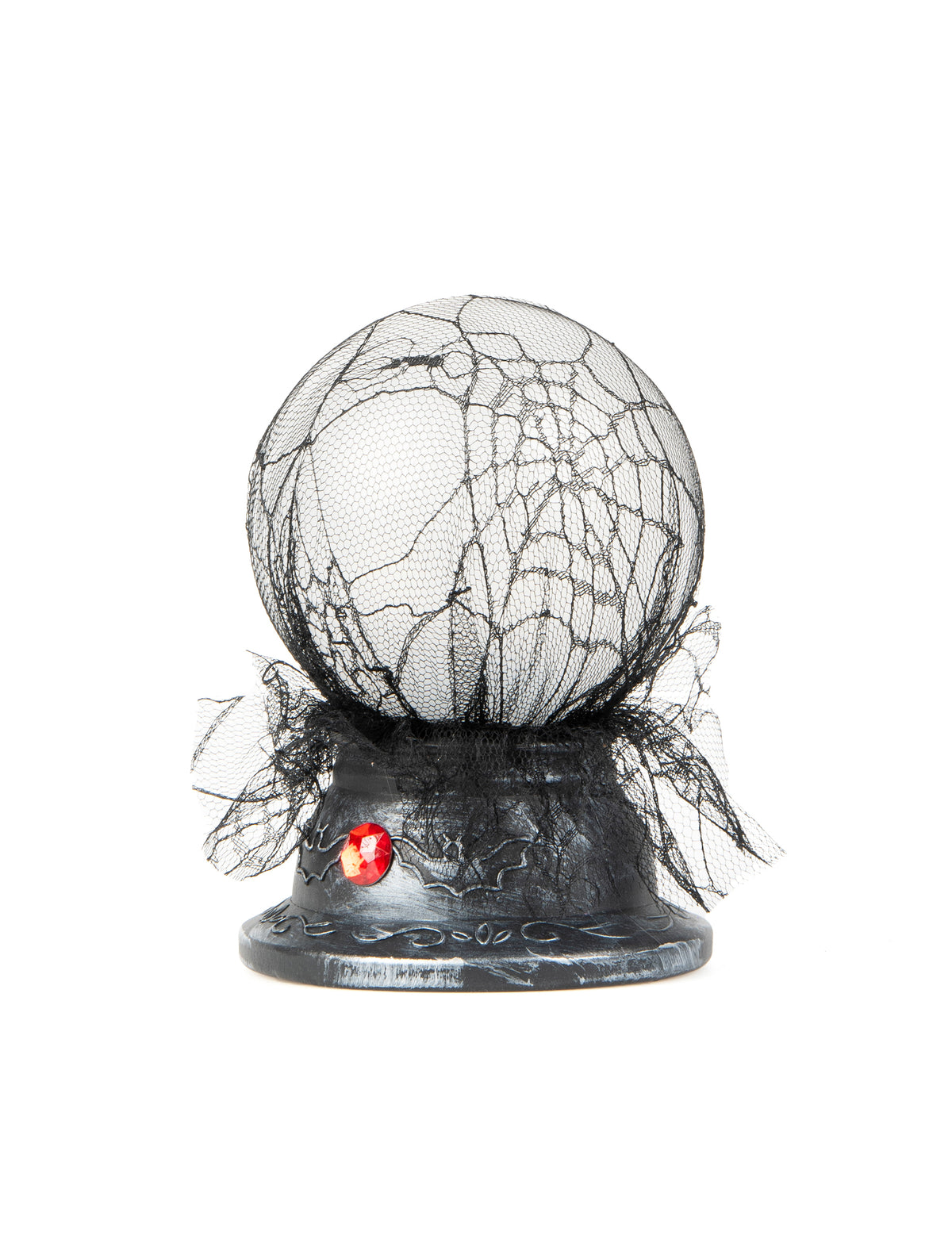 Le cabinet de la sorcière — boule de cristal lumineuse et sonore, 19 × 13 cm