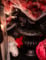 Bouquet roses rouges toile d'araignée 35 cm Halloween