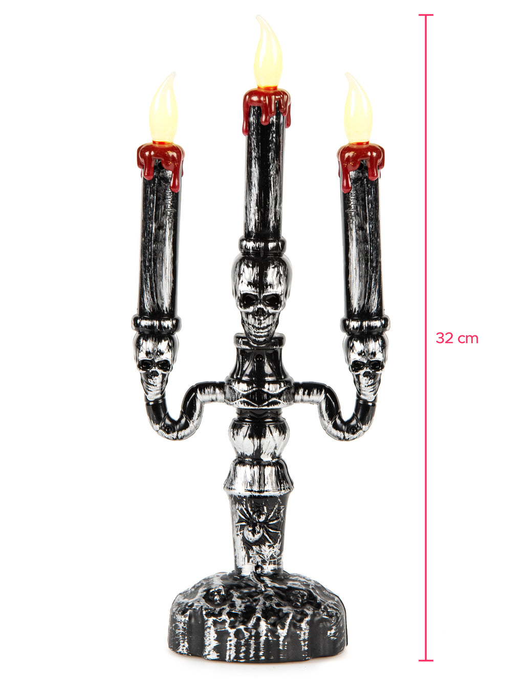 Le manoir gothique — chandelier LED à trois branches, 32 cm