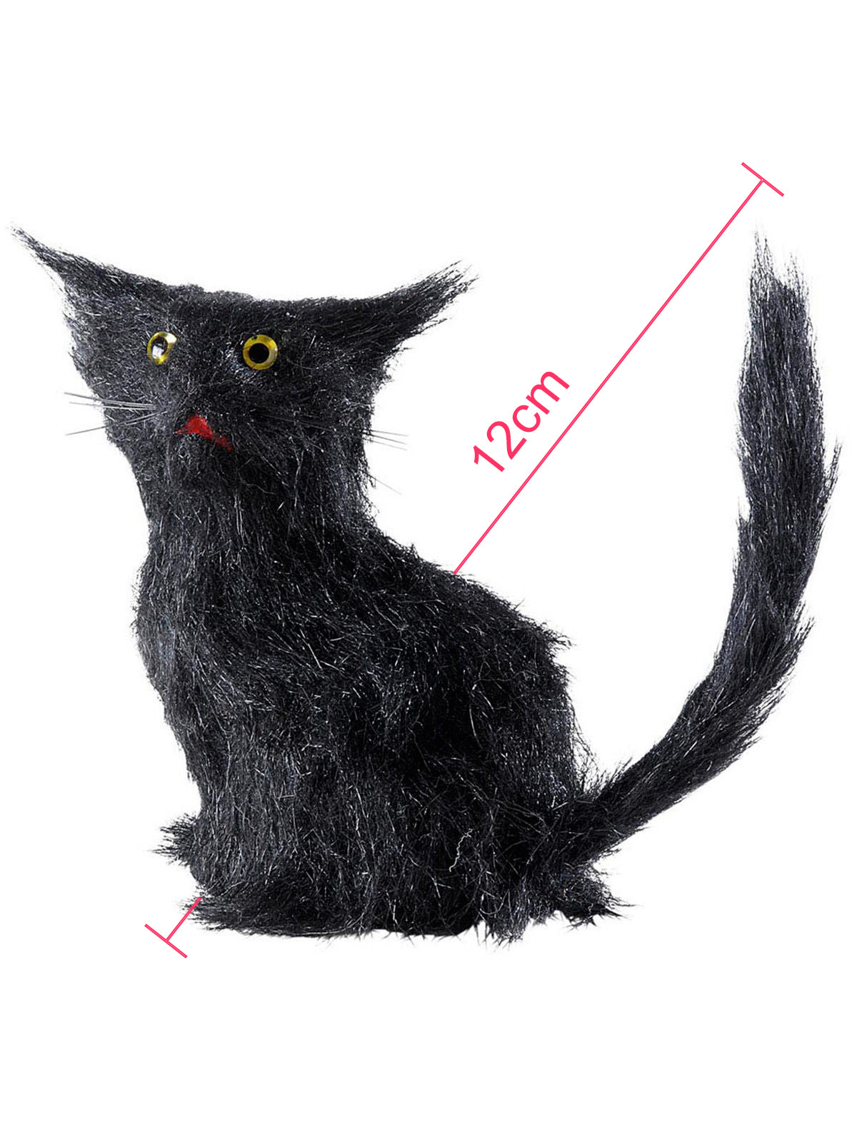 Le cabinet de la sorcière — chat noir, 12 cm
