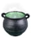 Chaudron de sorcière lumineux avec fumée 45cm