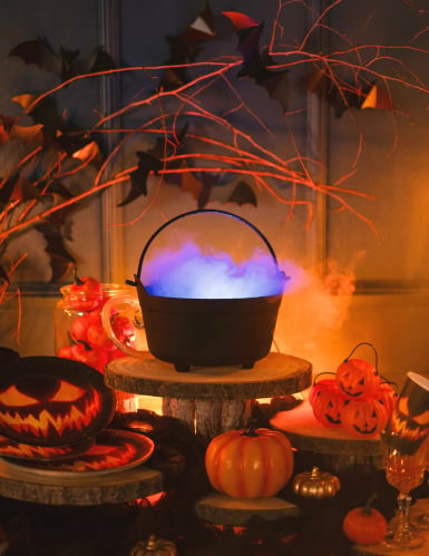 Chaudron Halloween sorcière 24 cm