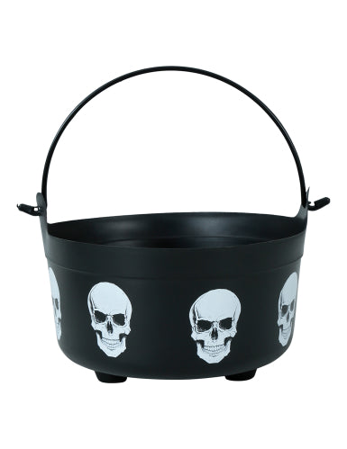 Chaudron tête de morts 24 cm