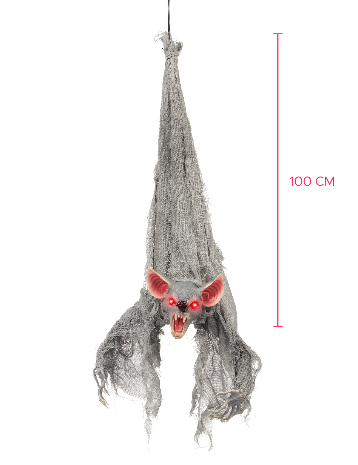 Le caveau du vampire — chauve-souris animée suspendue, 100 cm