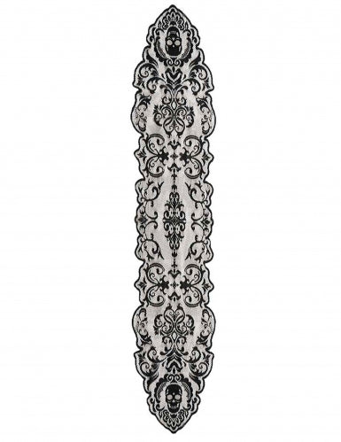 Chemin de table maison hantée en dentelle 180 x 60 cm