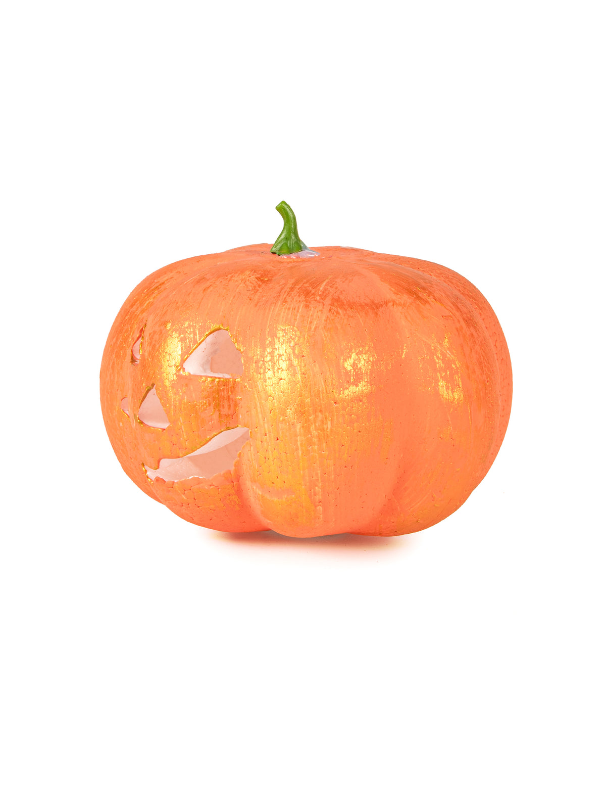 Citrouille Halloween lumineuse 17 cm