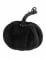 Citrouille velours noir 10 cm