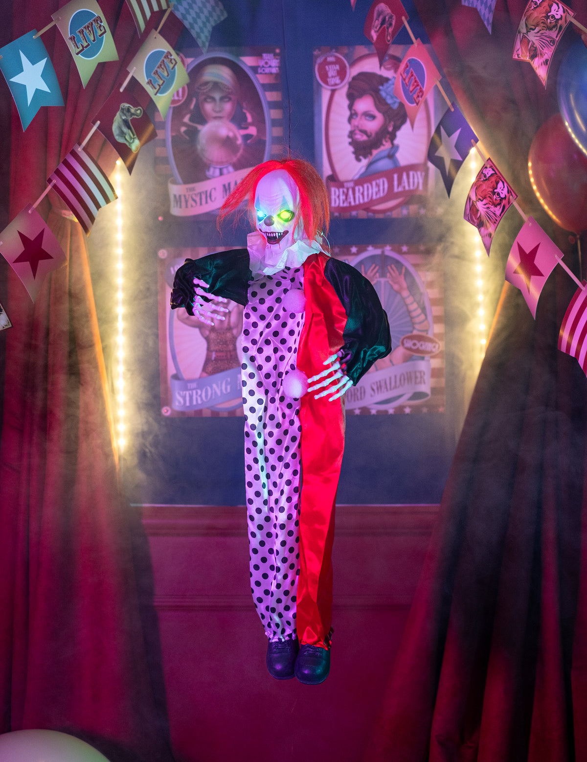 Clown assassin lumineux 90 cm