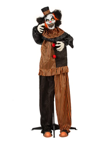 Clown démoniaque animé - 170 cm